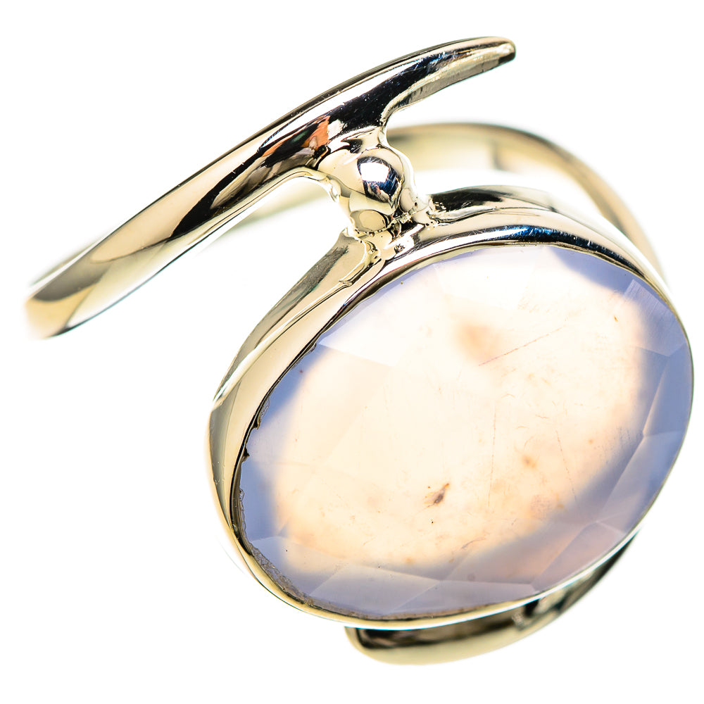 Rainbow Moonstone Rings handcrafted by Ana Silver Co - RING129228 - Photo 2