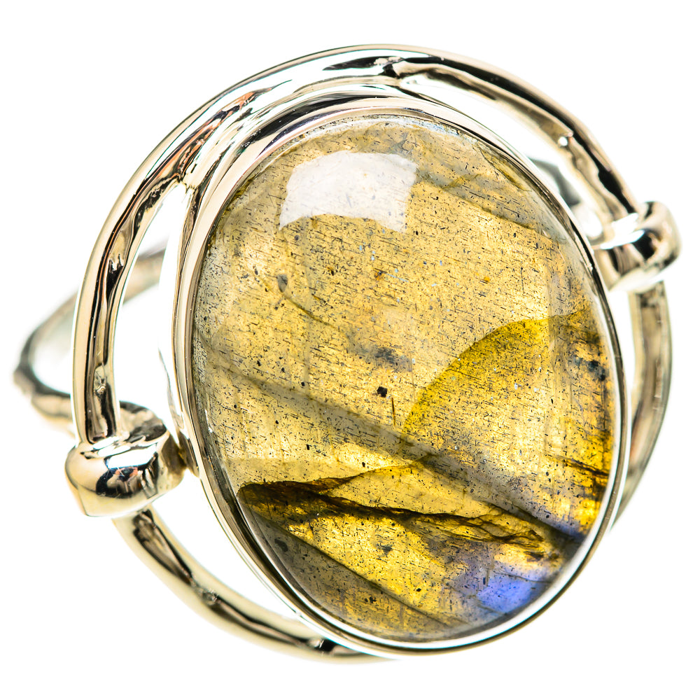 Labradorite Rings handcrafted by Ana Silver Co - RING129229 - Photo 2