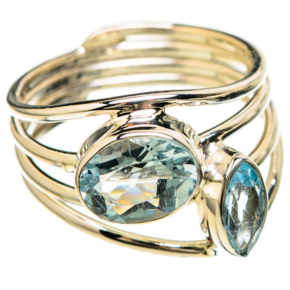 Blue Topaz Rings handcrafted by Ana Silver Co - RING129230 - Photo 2