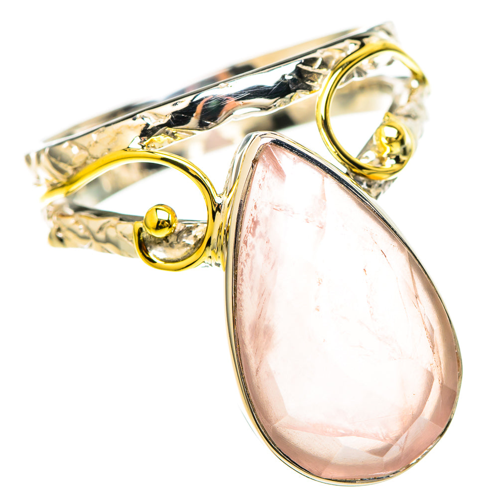 Rose Quartz Rings handcrafted by Ana Silver Co - RING129234 - Photo 2