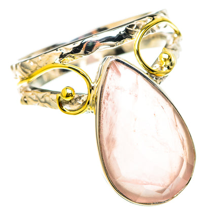 Rose Quartz Rings handcrafted by Ana Silver Co - RING129234 - Photo 2