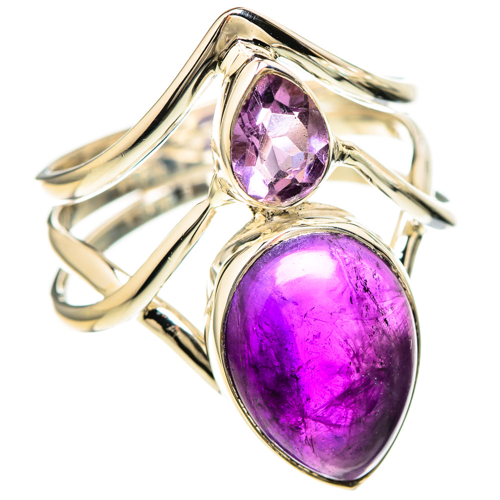 Amethyst Rings handcrafted by Ana Silver Co - RING129236 - Photo 2
