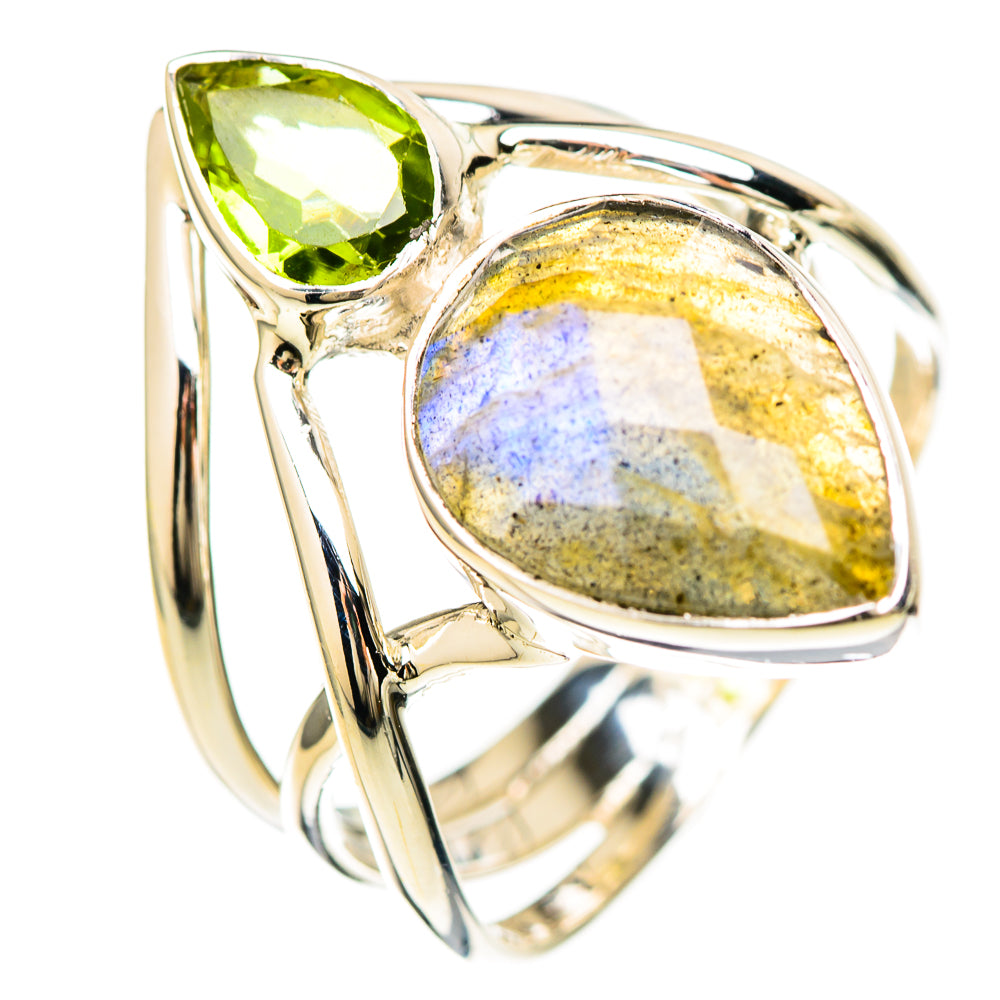 Labradorite Rings handcrafted by Ana Silver Co - RING129241 - Photo 2