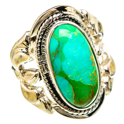Chrysocolla Rings handcrafted by Ana Silver Co - RING129242 - Photo 2