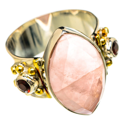 Rose Quartz Rings handcrafted by Ana Silver Co - RING129246 - Photo 2