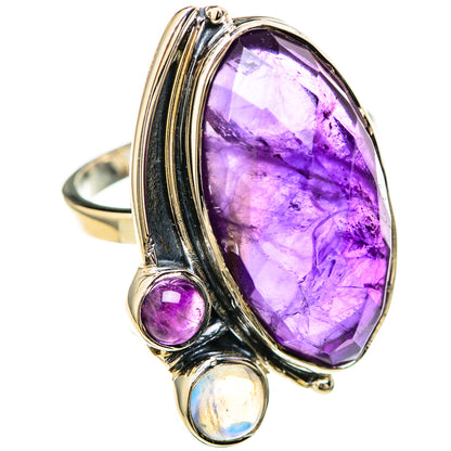 Amethyst Rings handcrafted by Ana Silver Co - RING129248 - Photo 2