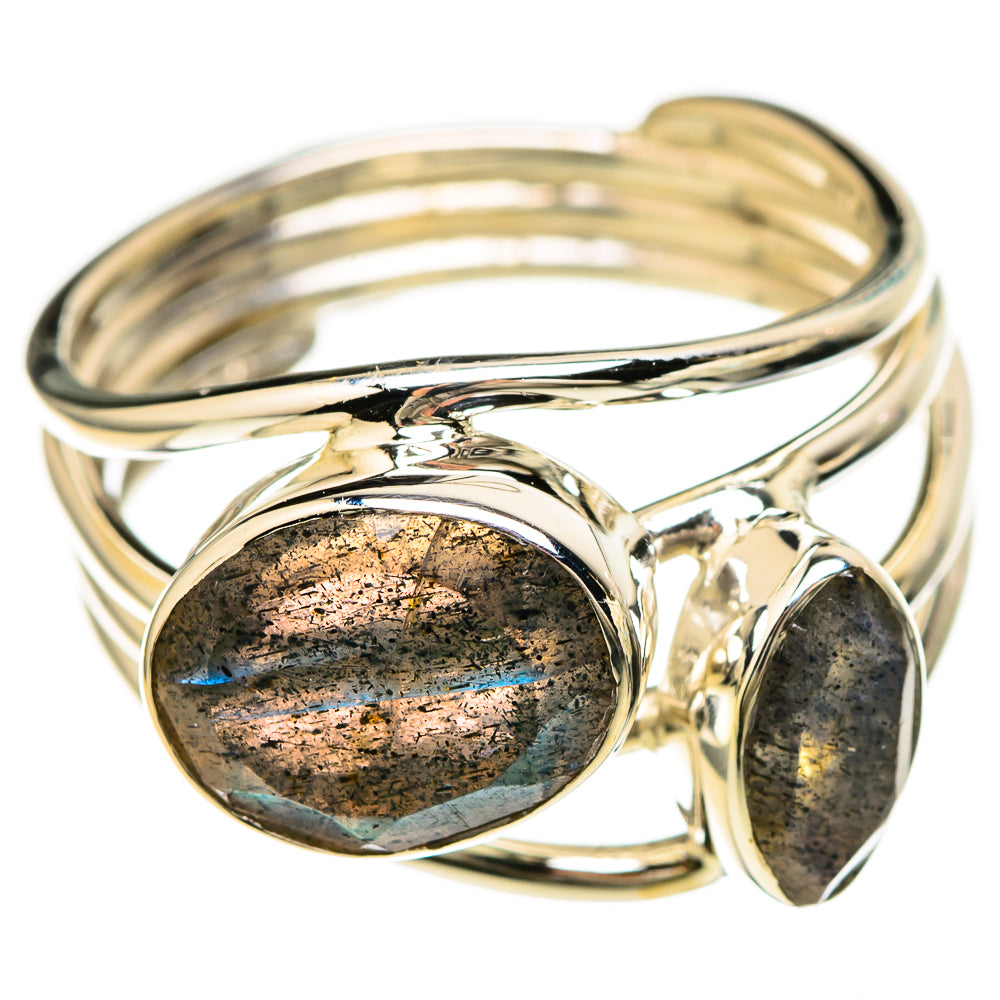 Labradorite Rings handcrafted by Ana Silver Co - RING129253 - Photo 2