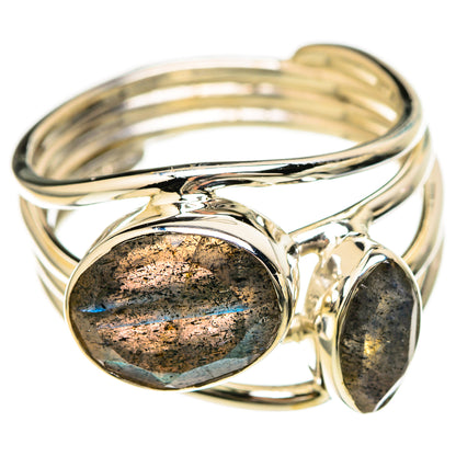 Labradorite Rings handcrafted by Ana Silver Co - RING129253 - Photo 2
