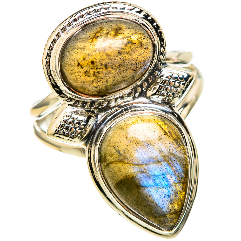 Labradorite Rings handcrafted by Ana Silver Co - RING129254 - Photo 2
