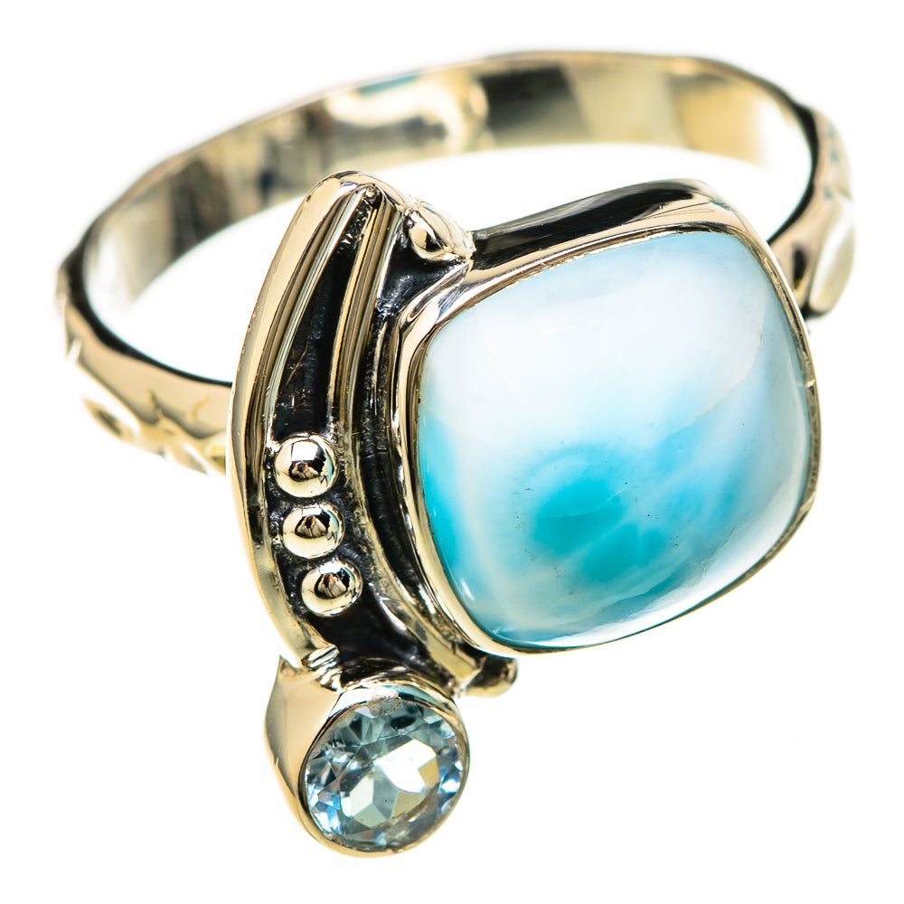 Larimar Rings handcrafted by Ana Silver Co - RING129255 - Photo 2
