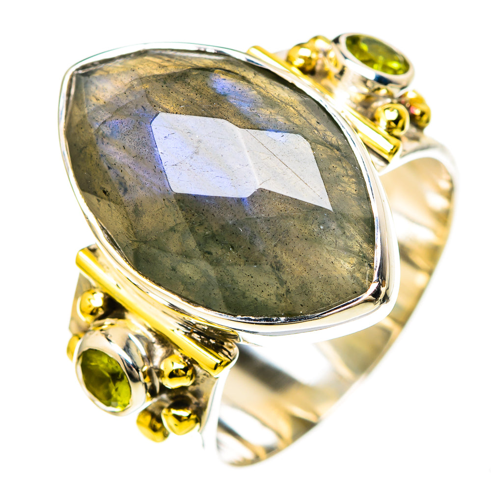 Labradorite Rings handcrafted by Ana Silver Co - RING129256 - Photo 2