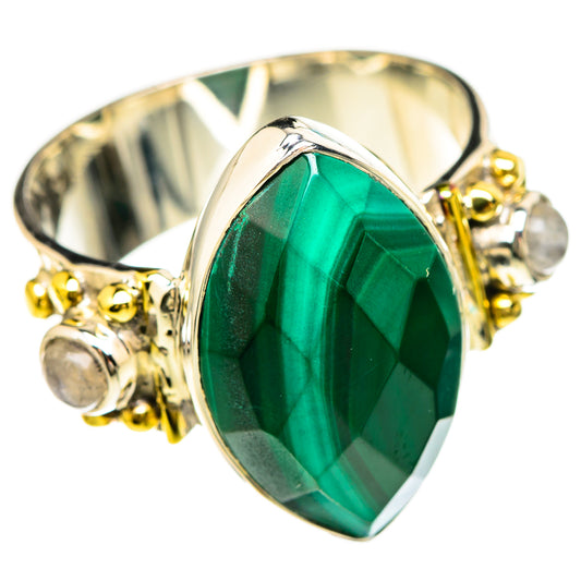 Malachite Rings handcrafted by Ana Silver Co - RING129257 - Photo 2