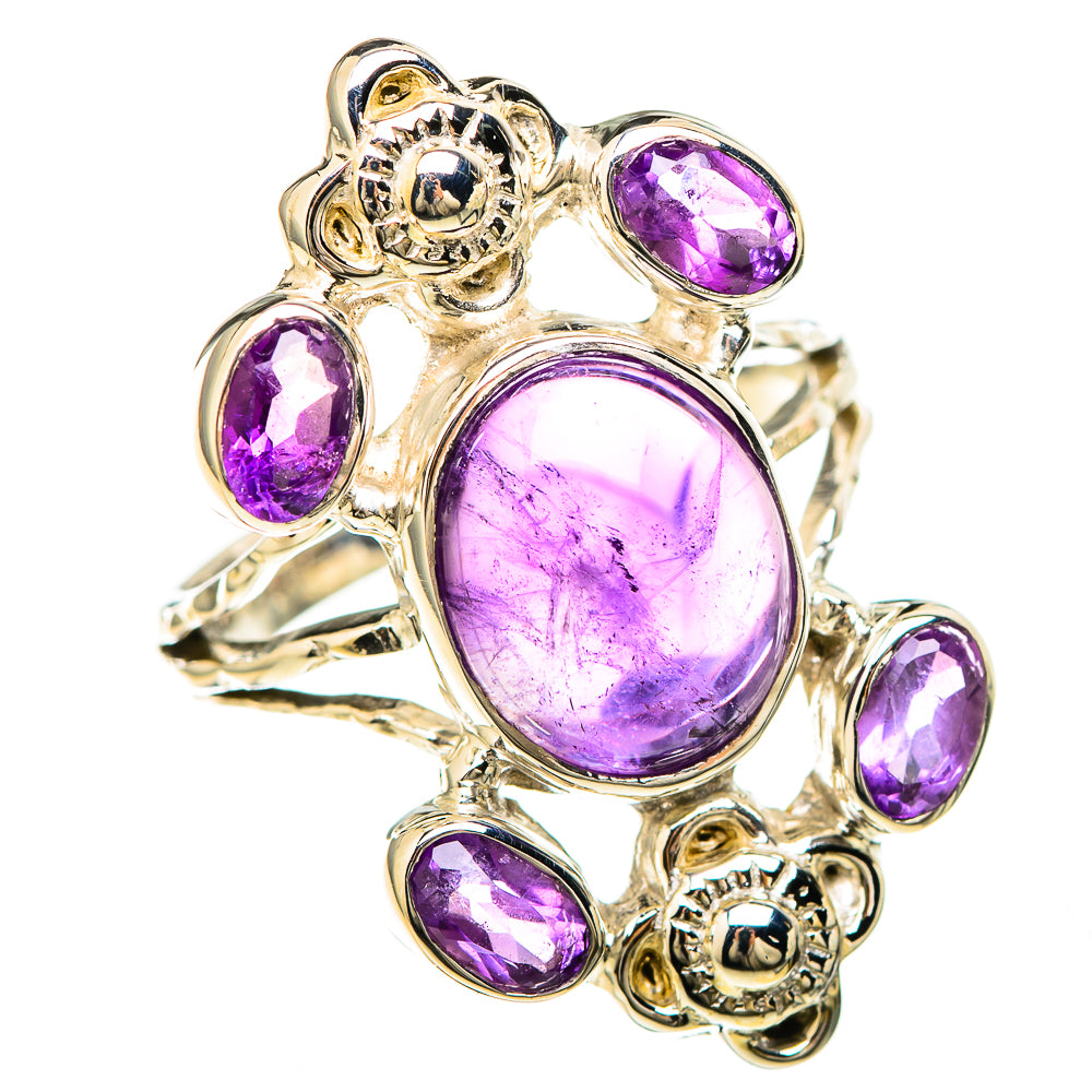 Amethyst Rings handcrafted by Ana Silver Co - RING129263 - Photo 2