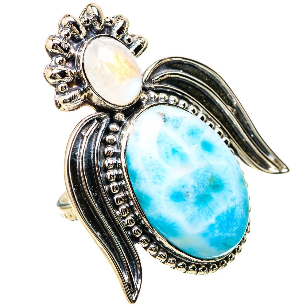 Larimar Rings handcrafted by Ana Silver Co - RING129299 - Photo 2