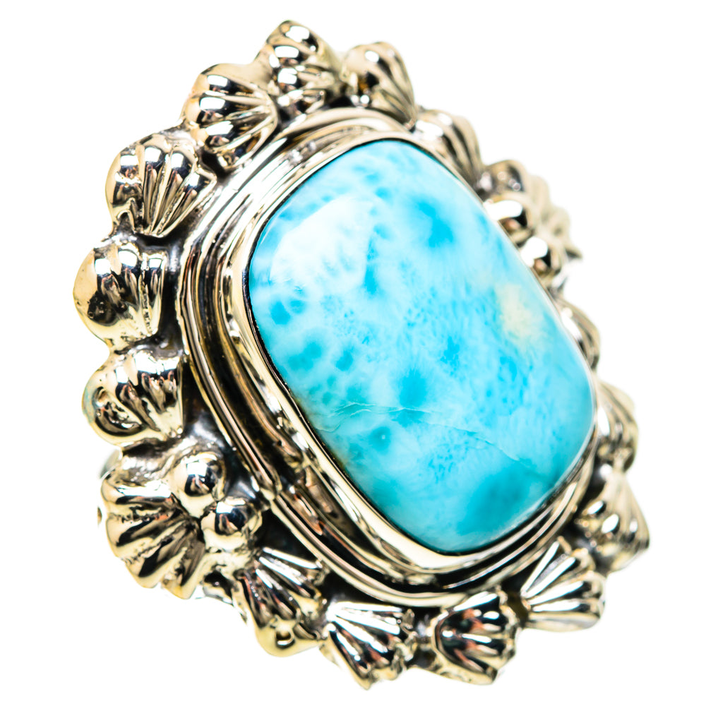 Larimar Rings handcrafted by Ana Silver Co - RING129303 - Photo 2