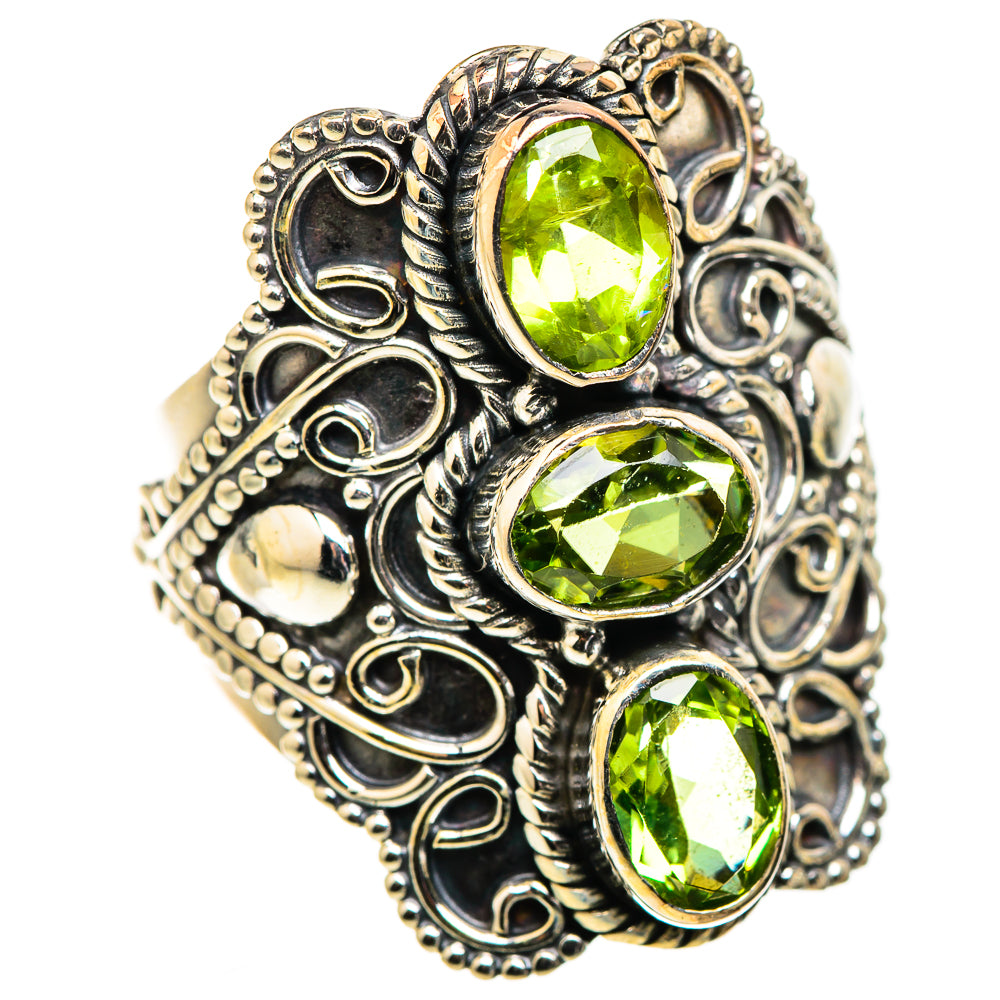 Peridot Rings handcrafted by Ana Silver Co - RING129315 - Photo 2