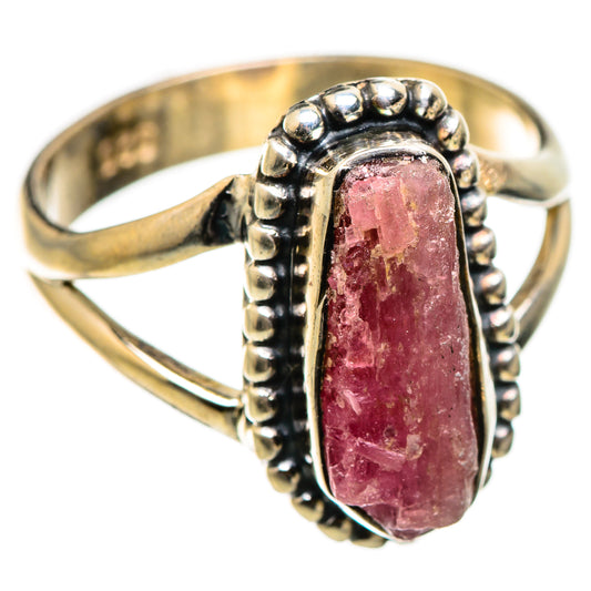 Pink Tourmaline Rings handcrafted by Ana Silver Co - RING129321 - Photo 2