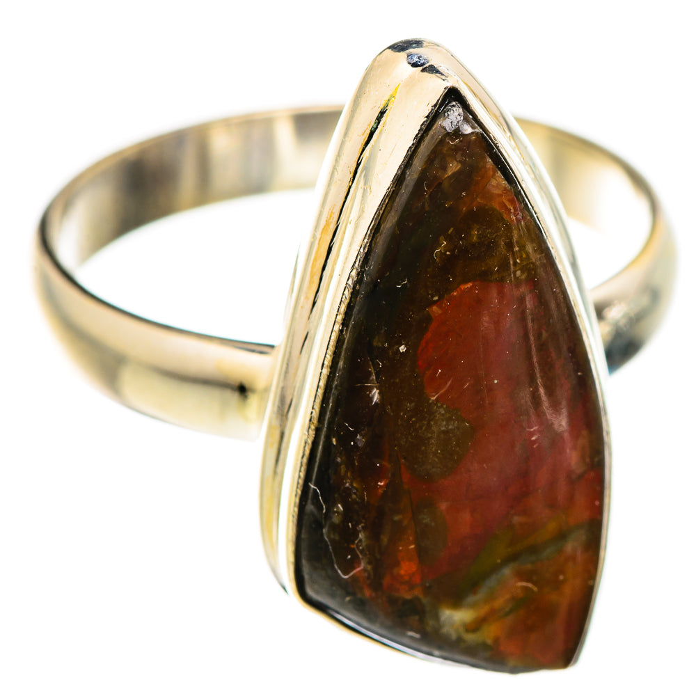 Ammolite Rings handcrafted by Ana Silver Co - RING129323 - Photo 2
