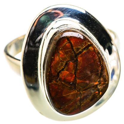 Ammolite Rings handcrafted by Ana Silver Co - RING129324 - Photo 2