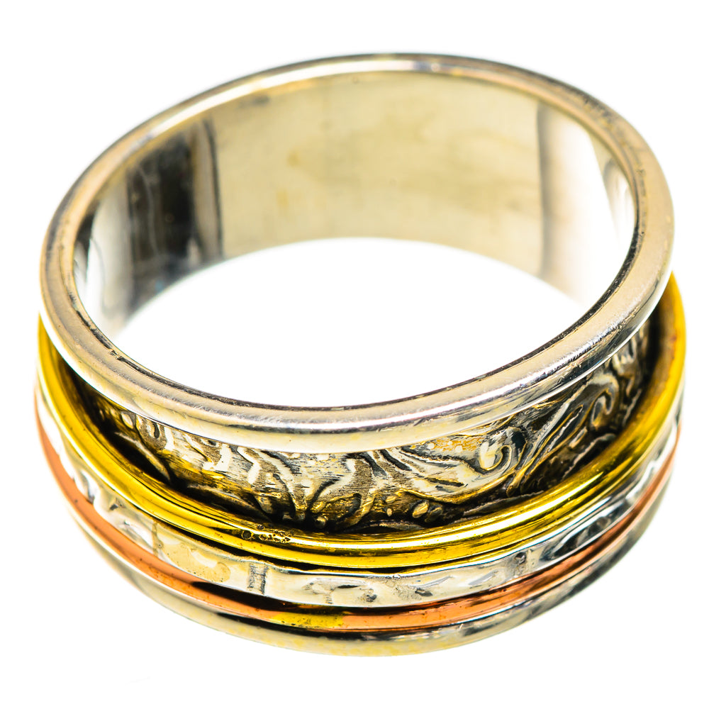 Meditation Spinner Rings handcrafted by Ana Silver Co - RING129326 - Photo 2