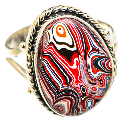 Fordite Rings handcrafted by Ana Silver Co - RING129341 - Photo 2