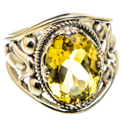 Citrine Rings handcrafted by Ana Silver Co - RING129342 - Photo 2