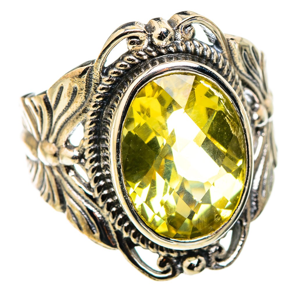 Citrine Rings handcrafted by Ana Silver Co - RING129343 - Photo 2