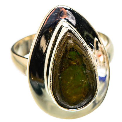 Ammolite Rings handcrafted by Ana Silver Co - RING129348 - Photo 2