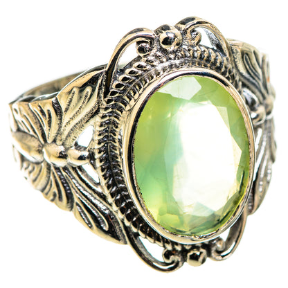 Prehnite Rings handcrafted by Ana Silver Co - RING129349 - Photo 2