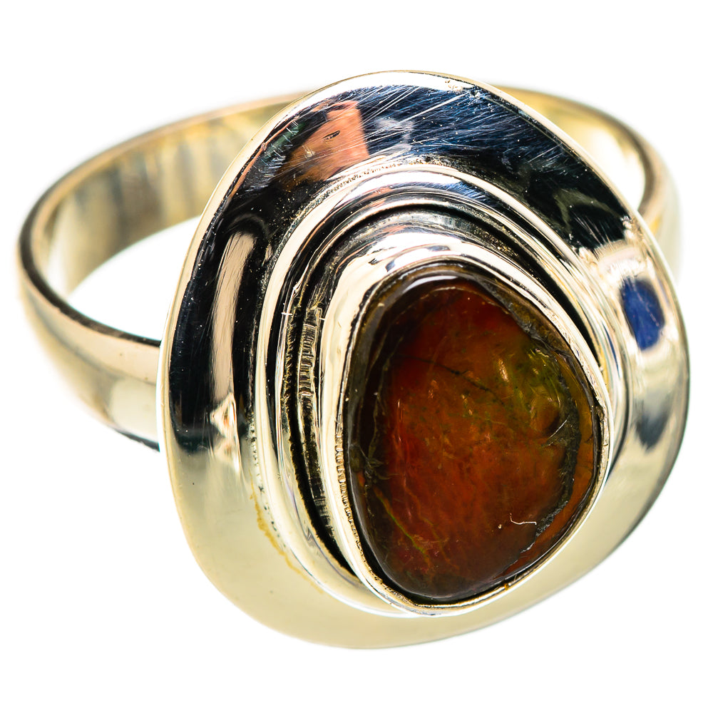 Ammolite Rings handcrafted by Ana Silver Co - RING129356 - Photo 2