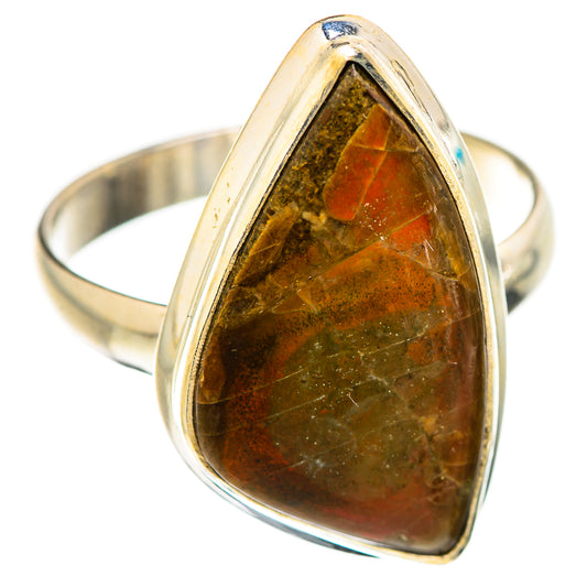 Ammolite Rings handcrafted by Ana Silver Co - RING129357 - Photo 2