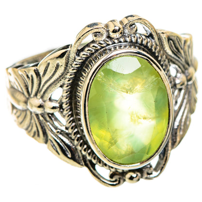 Prehnite Rings handcrafted by Ana Silver Co - RING129373 - Photo 2