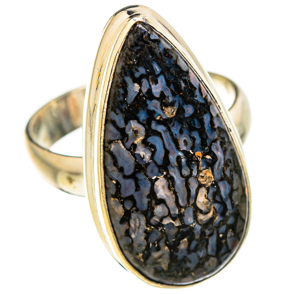 Dinosaur Bone Rings handcrafted by Ana Silver Co - RING129374 - Photo 2