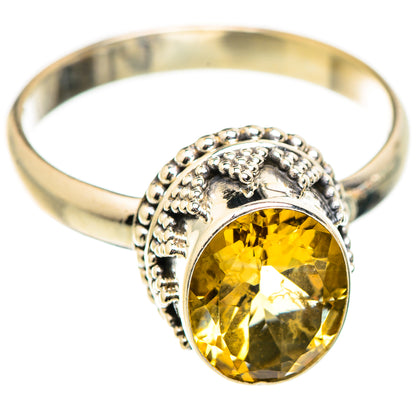 Citrine Rings handcrafted by Ana Silver Co - RING129376 - Photo 2