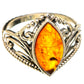 Baltic Amber Rings handcrafted by Ana Silver Co - RING129379 - Photo 2