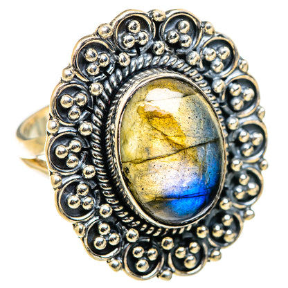 Labradorite Rings handcrafted by Ana Silver Co - RING129394 - Photo 2