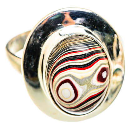Fordite Rings handcrafted by Ana Silver Co - RING129403 - Photo 2