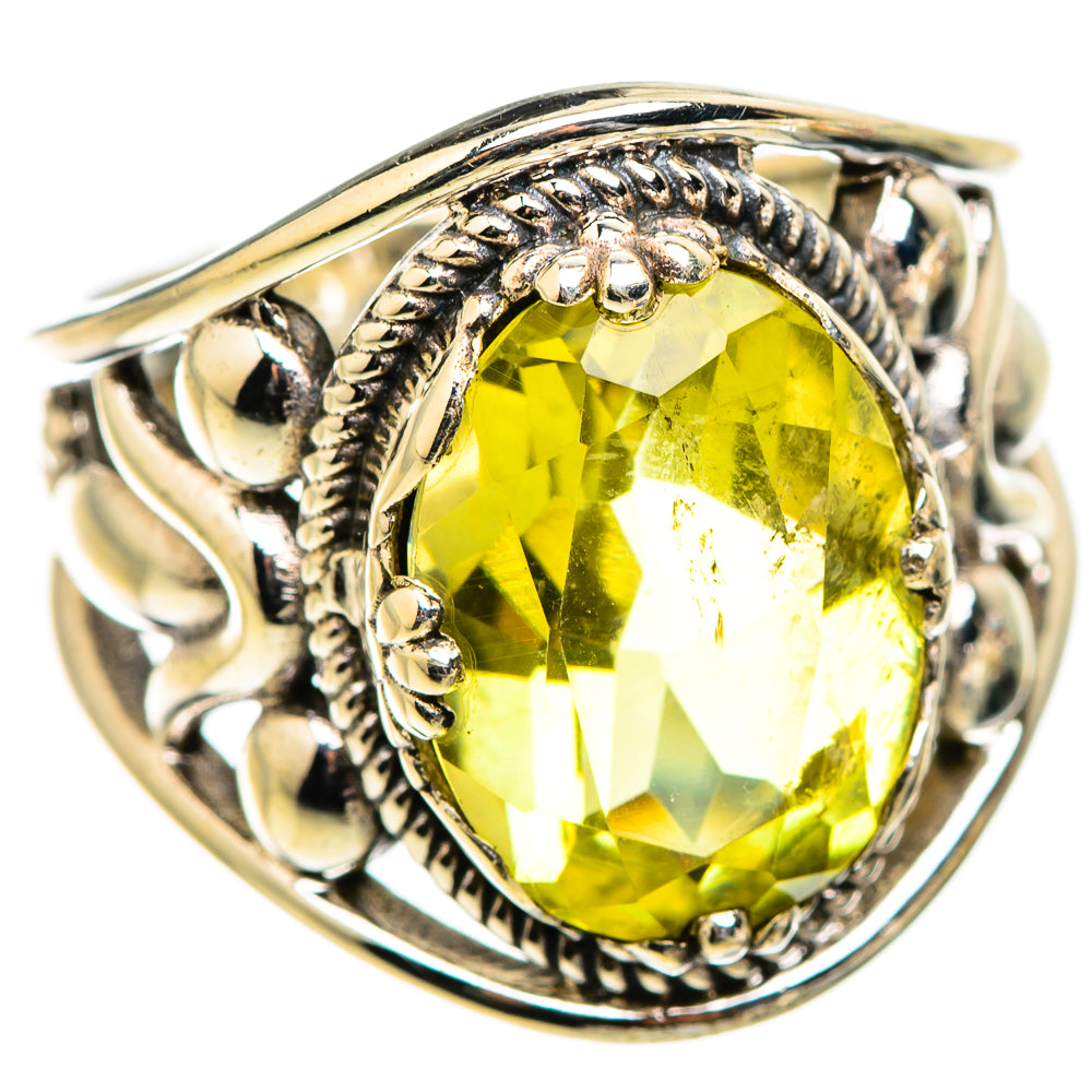 Citrine Rings handcrafted by Ana Silver Co - RING129408 - Photo 2