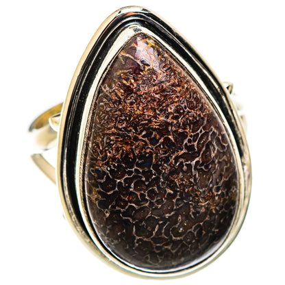 Dinosaur Bone Rings handcrafted by Ana Silver Co - RING129411 - Photo 2