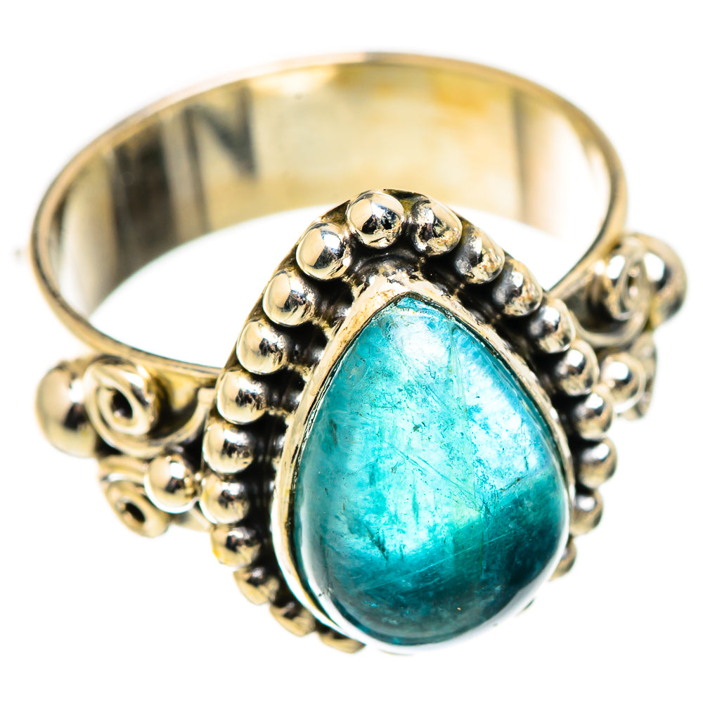 Blue Fluorite Rings handcrafted by Ana Silver Co - RING129421 - Photo 2