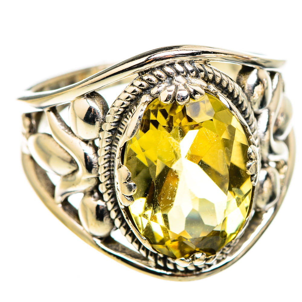 Citrine Rings handcrafted by Ana Silver Co - RING129431 - Photo 2