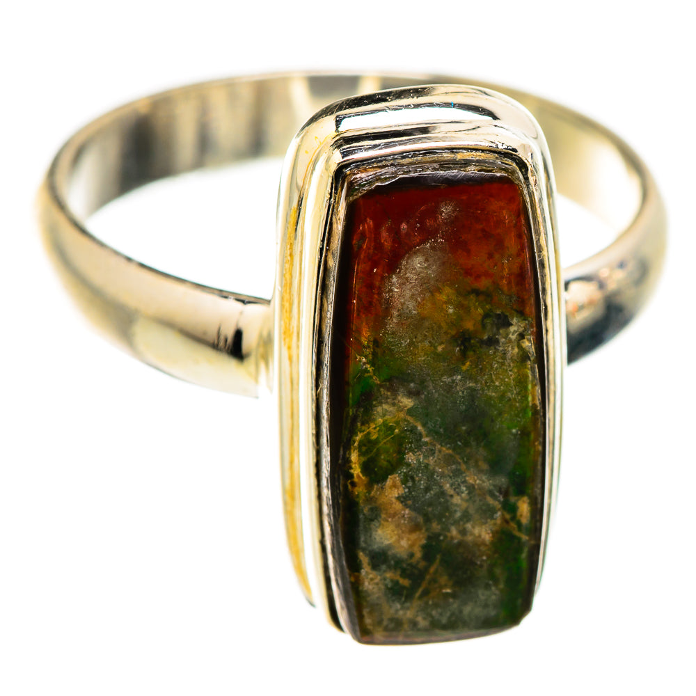Ammolite Rings handcrafted by Ana Silver Co - RING129435 - Photo 2