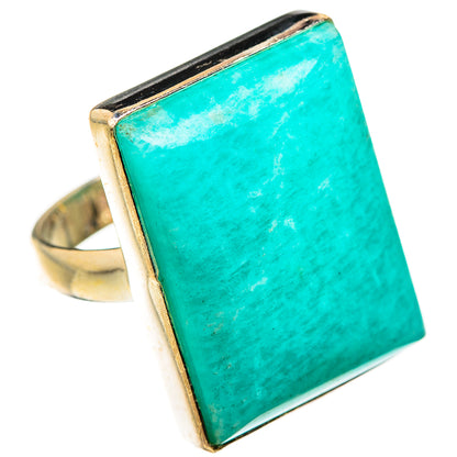 Amazonite Rings handcrafted by Ana Silver Co - RING129453 - Photo 2