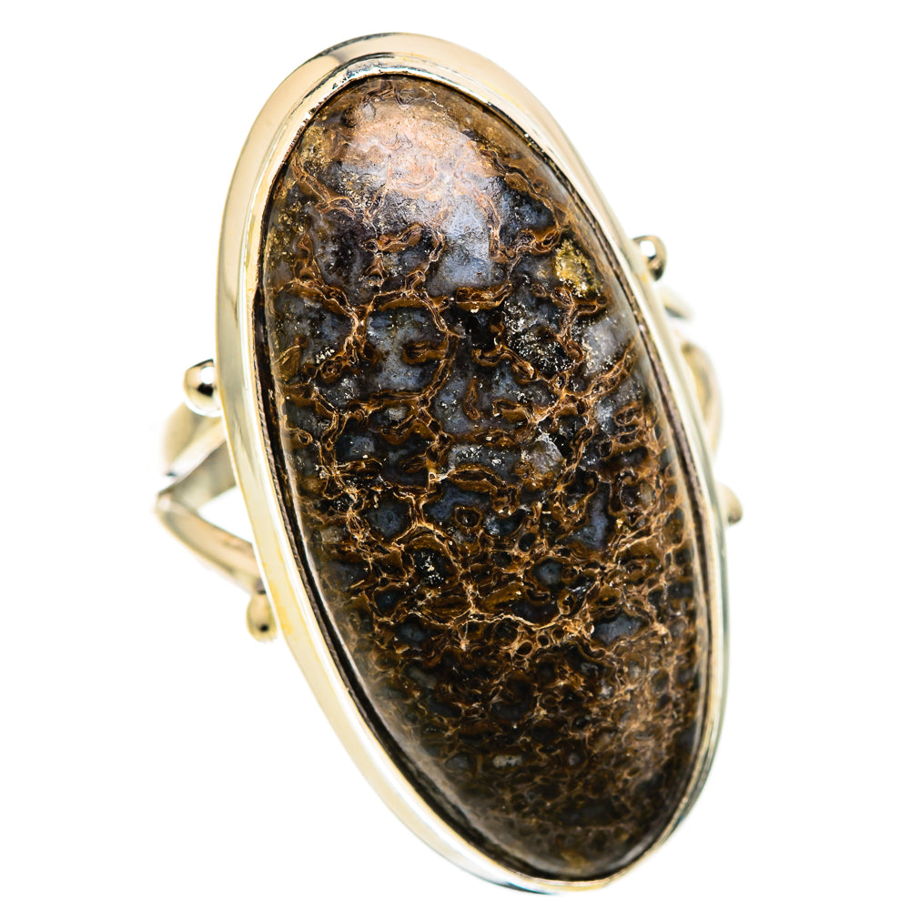 Dinosaur Bone Rings handcrafted by Ana Silver Co - RING129455 - Photo 2