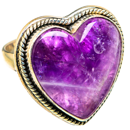 Chevron Amethyst Rings handcrafted by Ana Silver Co - RING129463 - Photo 2