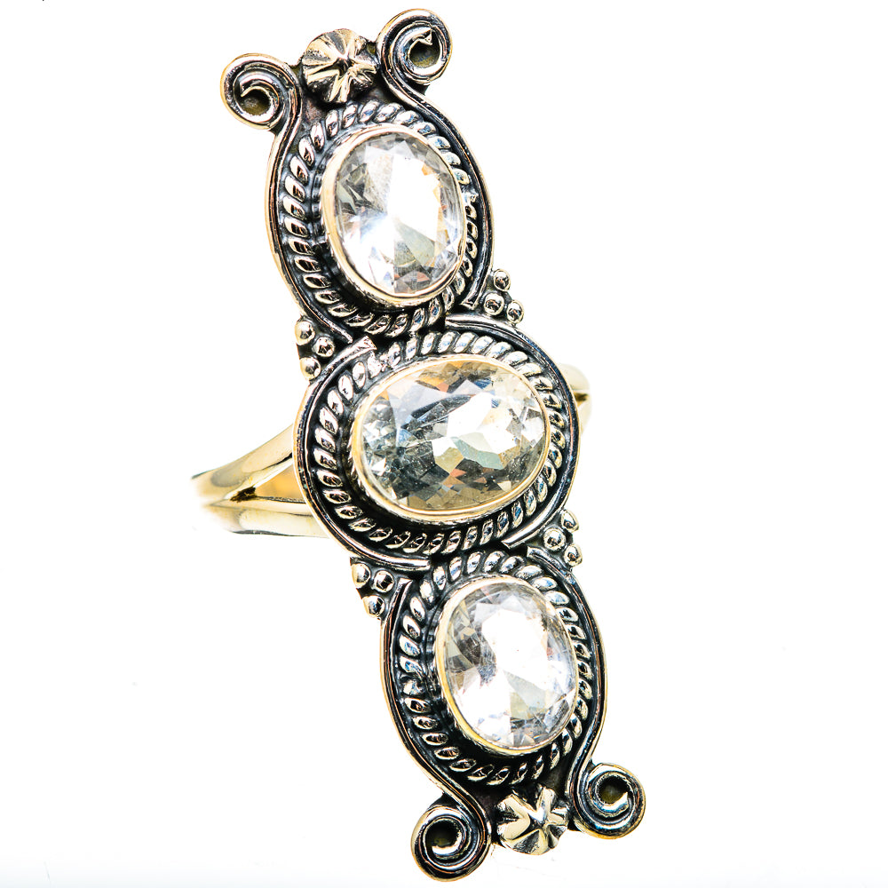 White Quartz Rings handcrafted by Ana Silver Co - RING129465 - Photo 2