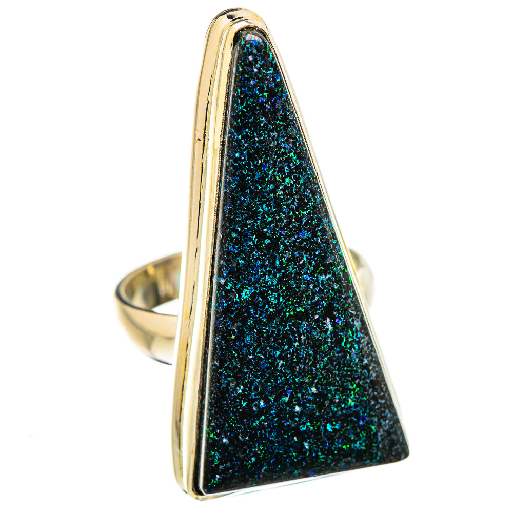 Andamooka Opal Rings handcrafted by Ana Silver Co - RING129472 - Photo 2