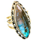 Labradorite Rings handcrafted by Ana Silver Co - RING129473 - Photo 2