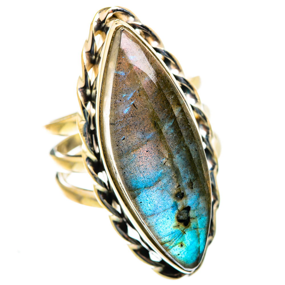 Labradorite Rings handcrafted by Ana Silver Co - RING129473 - Photo 2