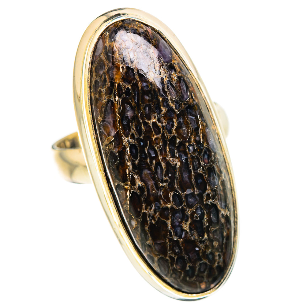 Dinosaur Bone Rings handcrafted by Ana Silver Co - RING129478 - Photo 2